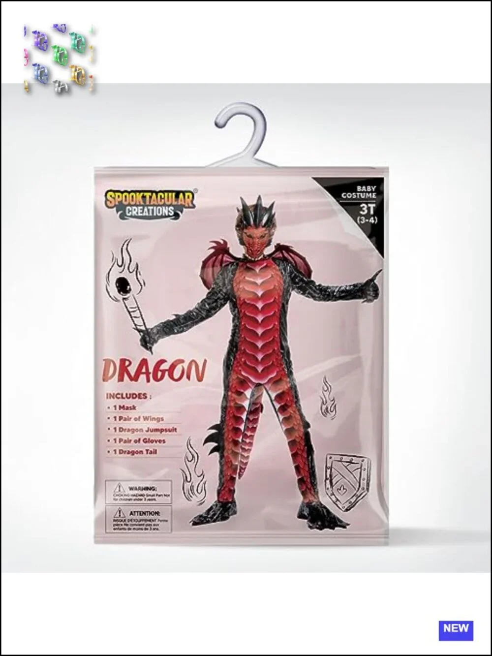 Kids Dragon Costume Boys Halloween Deluxe Set Mask Wings Jumpsuit Gloves Tail